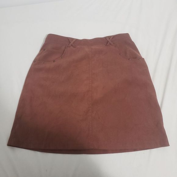 Marie Claire Brown Short Skirt - Picture 10 of 13